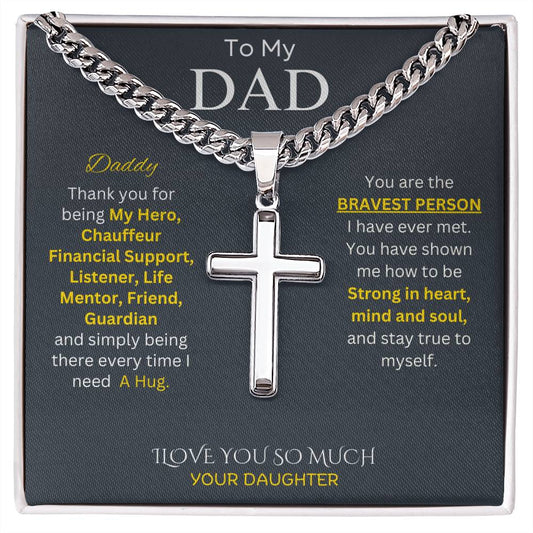 To My Dad | I Love You Dad | Cross